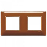 Vimar Накладка для 4 модулей (2+2) расстояние между центрами 71мм рефлекс "табак", 14643.49 Vimar Накладка для 4 модулей (2+2) расстояние между центрами 71мм рефлекс "табак", 14643.49