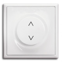 ABB Выключатель жалюзи, вставка - белый, рамка - белый, серия Impus