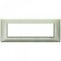 Vimar Накладка для 7 модулей зеленая металлизированная, 14657.72