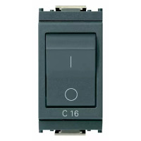 Vimar Выключатель термомагнитный 1P+N C16 120-230V, серый, 16505.16