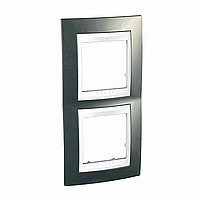 ХАМЕЛЕОН РАМКА 2-постовая, вертикальная, БЕЛЫЙ/ ШАМПАНЬ