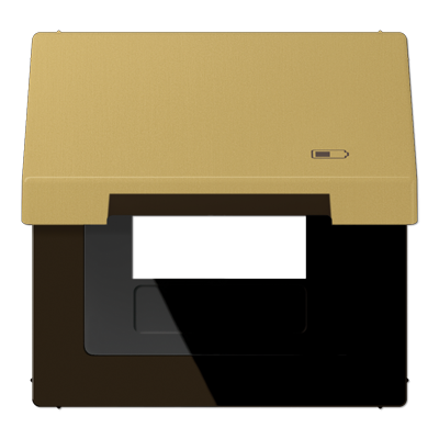 Рамка с подпружиненной крышкой для USB-механизмов, с центральной платой, ME2990KLUSBC