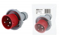 Вилка кабельная IP67 32А 3Р+РЕ 380В TDM Electric, SQ0611-0023