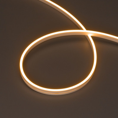 Светодиодная лента герметичная MOONLIGHT-SIDE-A168-4x10mm 24V Warm2300 (7.2 W/m, IP65, 5m, wire x2) (Arlight, Силикон), 040991