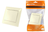 Выключатель 1 кл. 10А сл. кость "Лама" TDM Electric, SQ1815-0101