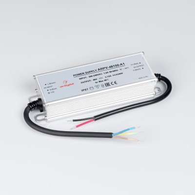 Блок питания ARPV-48150-A1 (48V, 3.13А, 150W) (Arlight, IP67 Металл, 3 года), 034689