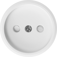 Donel D16 матовый белый Накладка для розетки без заземления, со шторками 16A 250 В~, DO21633