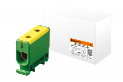 Клемма вводная силовая КВС 6-50 кв.мм. желтая/зеленая TDM Electric, SQ0833-0003