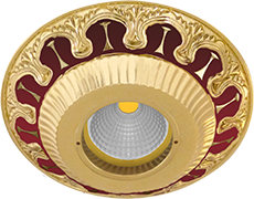 FD1019ROEN Fede Светильник встраиваемый SMALTO ITALIANO, Ruby Red