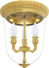 FD1092COB Fede CHANDELIER II VENEZIA Светильник с плафоном, CHANDELIER II VENEZIA, Bright Gold