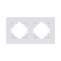 Рамка 2-постовая, белый Kollinger Eleganz Plex EP2WH