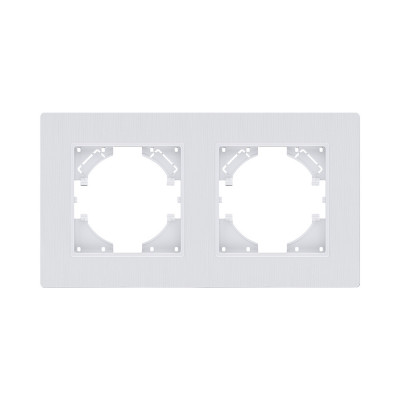 Рамка 2-постовая, белый Kollinger Eleganz Plex EP2WH
