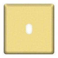 FD04320OB-A Fede Fede Накладка для 1-го тумблера, Bright Gold/беж.