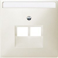 SD Накладка для комп./тлф. розетки 2хRJ45, беж.