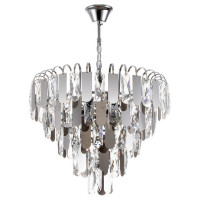 Arte Lamp VIVIEN, Люстра, цвет арматуры - ХРОМ, цвет плафона/декора - ПРОЗРАЧНЫЙ, 6х60W E27, A2719SP-6CC