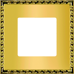 FD01211OR Fede Toledo Рамка 1-ная, Real Gold