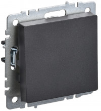 BRITE Выключ. 1-кл. перекр. 10А ВС10-1-3-БрЧ черн. IEK, BR-V13-0-10-K02