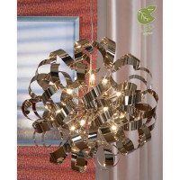 LUSSOLE BRIOSCO Люстра подвесная, цвет основания - хром, 12x5W G9, GRLSA-5903-12