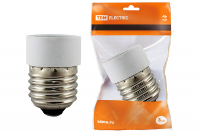 Переходник E27-E14, белый, TDM Electric, SQ0335-1002