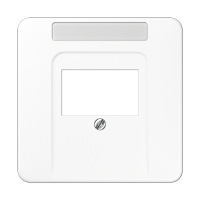 Крышка для ТАЕ розетки с полем для надписи; белая, CD569TNAWW Крышка для ТАЕ розетки с полем для надписи; белая, CD569TNAWW