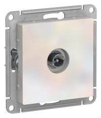 ATN000491 - ATLASDESIGN TV РОЗЕТКА оконечная 1дБ, механизм, ЖЕМЧУГ, Systeme Electric