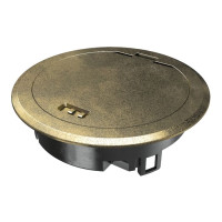 Лючок GES R2, пылевлагостойкий IP66, IK10, 40х140 мм (латунный) Тип: GES R2 CuZn