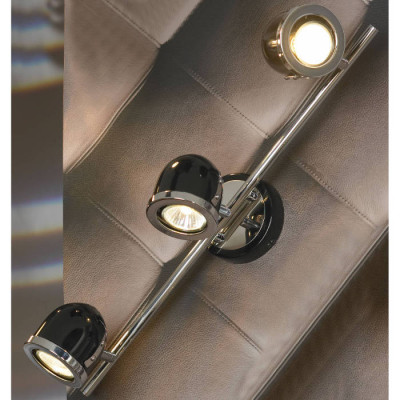 LUSSOLE TIVOLI Спот, цвет основания - черный, плафон - металл (цвет - черный), 3x50W GU10, LSN-3121-03
