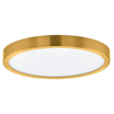 900182 Светодиод настенно-потолочн свет-к FUEVA 5, 20,5W(LED), ?285, 2400lm, 3000K, сталь, латунь бр