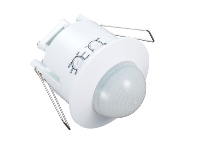 Donel Датчик движения потолочн., встроенный, 3-х пров., обзор 360?, макс.1200Вт., бел., Dмонт.64мм, DS41C