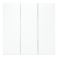 Клавиши для выключателя/переключателя трехклавишного, S70 (белый матовый), VLS000502