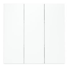 Клавиши для выключателя/переключателя трехклавишного, S70 (белый матовый), VLS000502