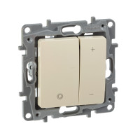 Legrand Диммер нажимной универсальный LED - Legrand Etika - 400Вт без нейтрали - слоновая кость, 672318 Legrand Диммер нажимной универсальный LED - Legrand Etika - 400Вт без нейтрали - слоновая кость, 672318