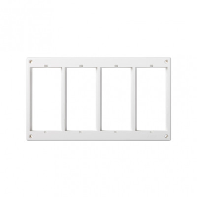 Simon Cima 500 Белая Рамка в люк 52050104-..., 52052104-…, 52051804-030