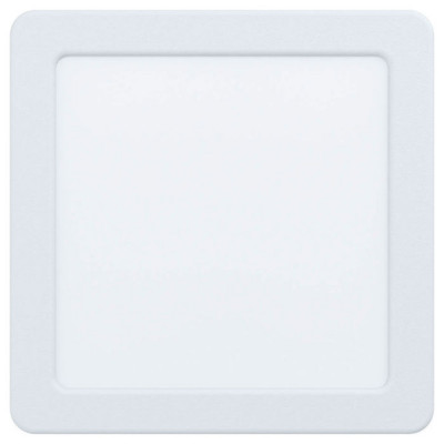 99179 Светодиод. встраив. светильник FUEVA 5, 10,5W (LED), 166х166, ET26, 1350lm, 4000K, сталь, белы