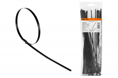 Хомут стальной с полимерным покрытием ХСП (304) 4,6х200 (50шт) TDM Electric, SQ0582-0105