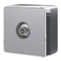 Werkel W5083006/ ТВ-розетка оконечная Gallant (серебряный), a052778 Werkel W5083006/ ТВ-розетка оконечная Gallant (серебряный), a052778