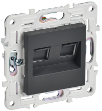 SKANDY Роз. комп. 2-ая RJ45 кат.6 SK-K04T титан IEK, SK-K20-2-K48