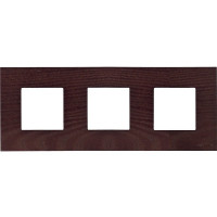 N2273 WG - Рамка 3-постовая, серия Zenit, натуральное венге - 2CLA227300N2101 N2273 WG - Рамка 3-постовая, серия Zenit, натуральное венге - 2CLA227300N2101