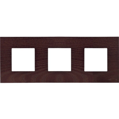 N2273 WG - Рамка 3-постовая, серия Zenit, натуральное венге - 2CLA227300N2101
