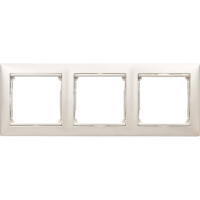Legrand Рамка 3 поста - Legrand Valena - жемчужный, 770473