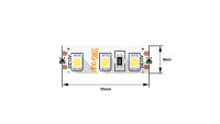 Лента светодиодная стандарт 3528 120LED/м 9.6Вт/м тепл. бел. 12В IP20 со скотчем 3М (уп.5м) SWG Standard 00-00007258