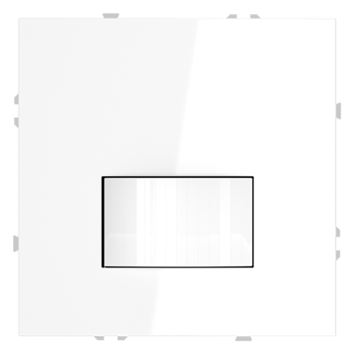 Датчик движения встраиваемый VOLTUM S70, (белый глянцевый), VLS070501