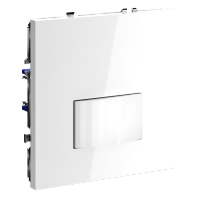 Датчик движения встраиваемый VOLTUM S70, (белый глянцевый), VLS070501