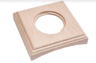 Bironi Рамка 1 постовая для скрытого монтажа (Натурэль на бревно 280мм), BF4C28-610-10