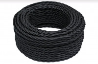 Bironi Провод 2*1,5 Черный (матовый) 150м, B1-424-73-150
