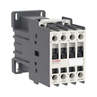 ДКС Магнитный контактор YON DSC012 12A 5,5кВт AC3 3P кат.48В DC 1НО, DSC012-3C10D048