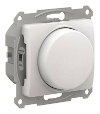 GSL000623 - GLOSSA СВЕТОРЕГУЛЯТОР (диммер) поворотно-нажимной, LED, RC, 400Вт, механизм, ПЕРЛАМУТР, Schneider Electric