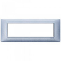 Vimar Накладка для 7 модулей синяя металлизированная, 14657.73