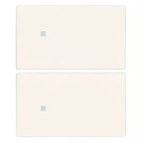 Vimar Две половинки клавиши 2M нейтральные персонализирумые белые, 31480.2B