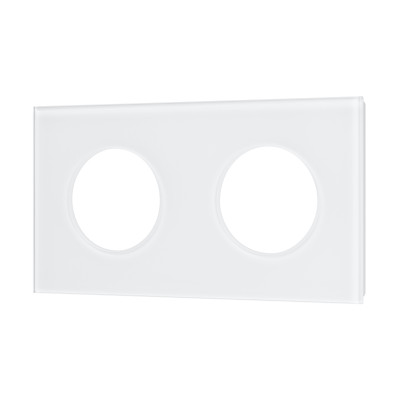 043835 - Рамка стеклянная FRM-GLARE-GC-2-WH (Arlight, -)